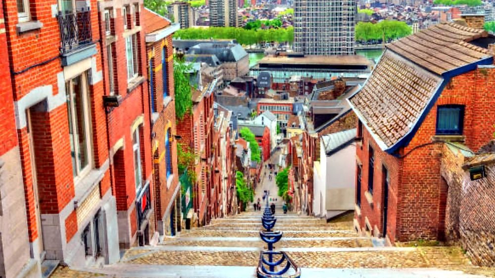 Escalier de la Montagne de Bueren à Liège