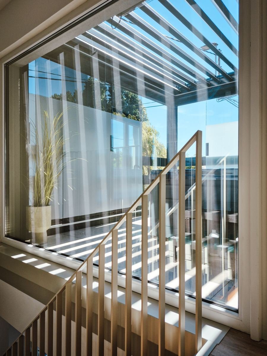 Terrasse bioclimatique privative de Maison H à Herstal